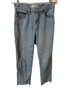 Mila Owen Cropped Jeans with Frayed Hem Size 1
